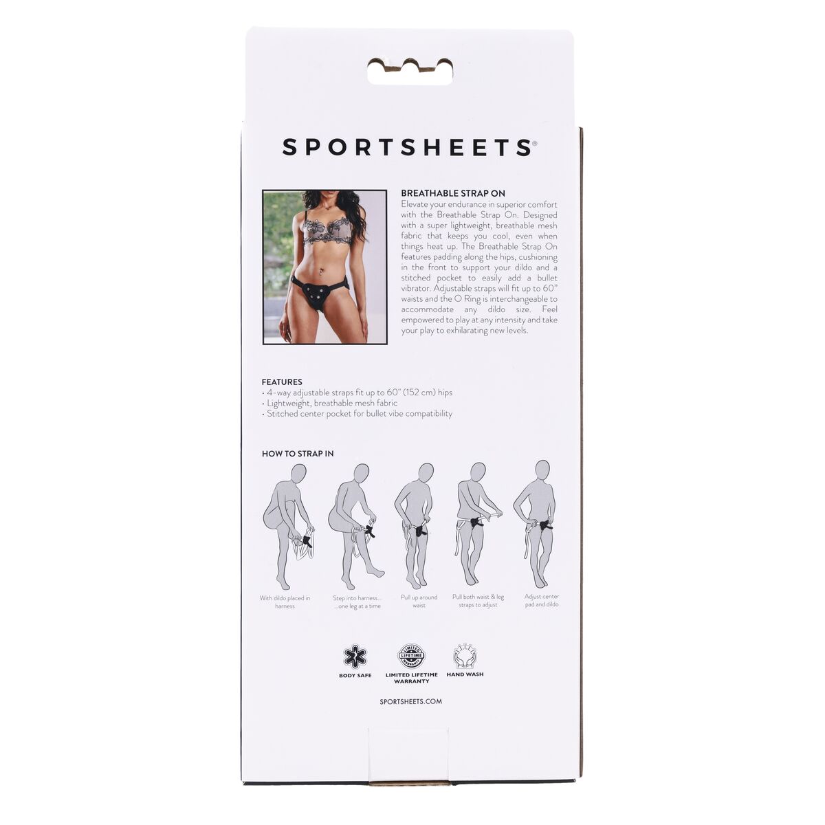 Umschnallset für Beginner Sportsheets Schwarz